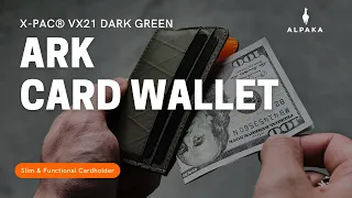 ALPAKA ARK Card Wallet Dark Green