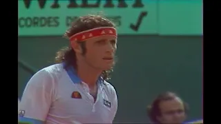 French Open 1982 Final - Mats Wilander v Guillermo Vilas (part 3)