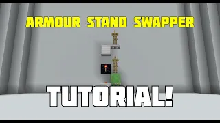 Minecraft Simple Armour Stand Swapper Tutorial!