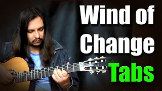 (Scorpions) Wind of Change на гитаре | guitar cover + tabs | fingerstyle