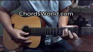 "Side Effects" by The Chainsmokers Guitar Tutorial - ChordsWorld.com