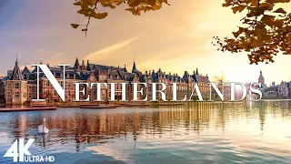 FLYING OVER NETHERLANDS (4K UHD) - Relaxing Music Along With Beautiful Nature Videos - 4K Ultra HD