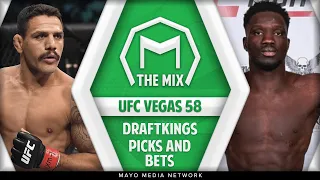 UFC Vegas 58 DraftKings Picks | dos Anjos vs Fiziev | DFS MMA DraftKings Picks