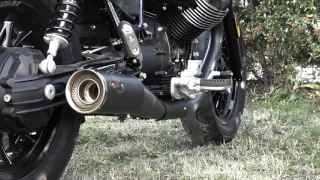 Moto Guzzi V9 Bobber-Roamer + Zard exhaust (Slim version)