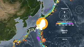 30 Years of Earthquakes in Japan: 1990 - 2019