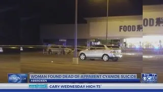 Woman found dead of apparent cyanide suicide