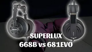 Сравнение Superlux 668B и Superlux 681EVO