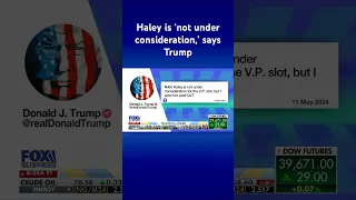 Trump rules out Nikki Haley as his running mate but wishes her well #shorts