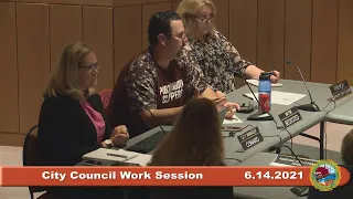 6.14.2021 City Council Work Session: The American Rescue Plan Act