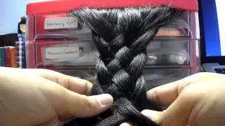 How to: 5 strand plait/braid.