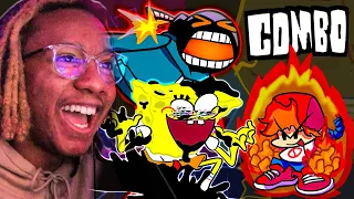 WHITTY & SPONGEBOB TRANSFORMED BOYFRIEND | Friday Night Funkin Fire Whitty & Pibby SpongeBob