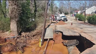 Residents left without water, power after main breaks in DeKalb County