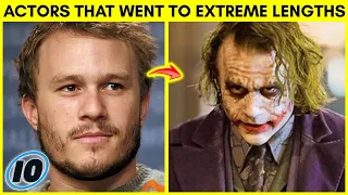 Top 10 Actors Who Went To Extreme Lengths For Movie Roles