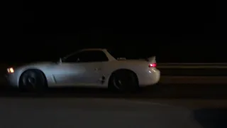 Big turbo Dsm vs 500hp 3000gt vs Corvette Z06 camera car