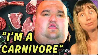 Superfat "Carnivore" Vs Superskinny Flight Attendant (Nutritionist reacts)