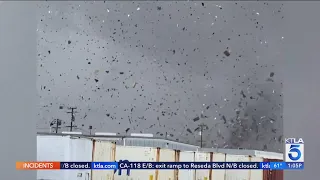 Cleanup underway after tornado rips through Montebello