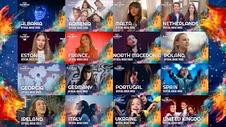 Junior Eurovision 2023 - MY TOP 16 (4 weeks before the show)