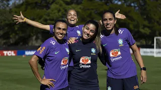 Primeiro treino da Seleção Feminina na Austrália