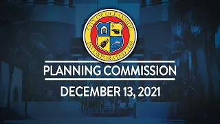 Oceanside Planning Commission Meeting: December 13, 2021