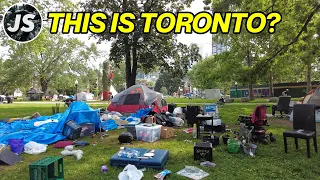 Toronto's Largest Homeless Encampment | Downtown Walk