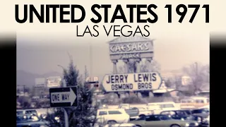 Archive footage of Las Vegas in 1970s | USA 8mm home movie film
