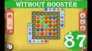 Gardenscapes Level 87 - [17 moves] [2023] [HD] solution of Level 87 Gardenscapes [No Boosters]