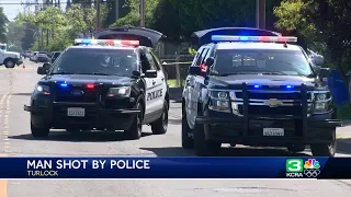 Man shot by Turlock police officer during chase
