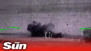 Russian attack helicopter claims destruction of Ukrainian armored personnel carrier