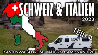 Kastenwagen Camping - Schweiz & Italien 2023 /  Teil 4