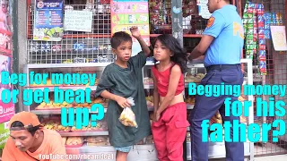 Beg for MONEY or Get BEAT UP? Deep Poverty in Metro Manila Philippines. Filipinos in Poverty! Pinas!