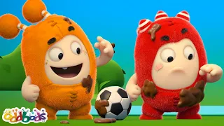 ⚽ Muddy Footballers ⚽ Baby Oddbods | BEST Oddbods Full Episode Marathon | Funny Cartoons for Kids