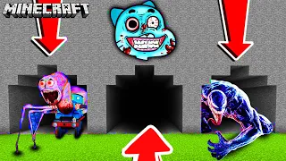 WÄHLE NICHT DEN FALSCHEN HORROR TUNNEL in Minecraft! (GUMBALL, CURSED THOMAS, VENOM) [Deutsch/HD]