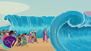 The crossing of the Red Sea - Animated, with Lyrics