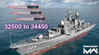 ZIRCON missile damage Buff from 32500 to 34450 : Modern Warships