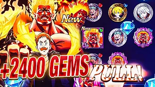 THE BEST ANNIVERSARY SUMMONS EVER! +2400 GEMS! NEW ETERNAL SUNSHINE ESCANOR SUMMONS 7DSGC