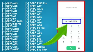 All Oppo Reset Password How to fix forgot lockscreen Password Any Oppo Phone || Hard Reset Oppo