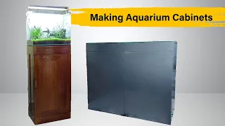 Making Curved Edge and ADA Style Aquarium Cabinets - DIY