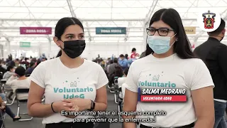 Jornadas de vacunación del personas docente de Jalisco, testimonios de voluntarios