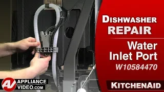 KitchenAid Dishwasher - No Water Coming In - Water Inlet Port Repair