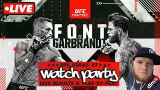 UFC Vegas 27: Font vs Garbrandt Live Stream Watch Party