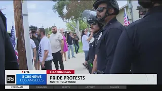 Dissenting sides clash at Saticoy Elementary School protest over a Pride assembly