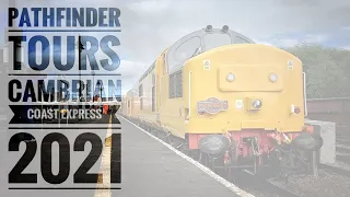 Pathfinder Tours 'Cambrian Cost Express' 2021 at Shrewsbury - Ft. Class 97's