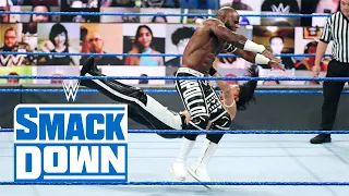 Shinsuke Nakamura and Big E vs Baron Corbin and Apollo Crews - Smackdown 07/02/21 Highlights
