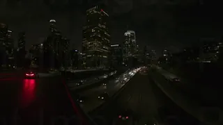 8K Resolution 360° Plate capture of Downtown LA at Night for virtual production