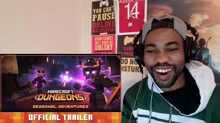 Minecraft Dungeons: Seasonal Adventures – Official Trailer REACTION