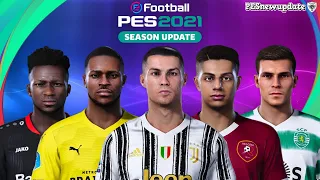 PES 2021 Datapack 2 Serie A, B, Eredivise, Liga NOS & Bundesliga Facepack