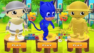 Tag with Ryan PJ Masks Catboy vs Rare MercuRyan vs MercuRyan - All Characters Unlocked Combo Panda