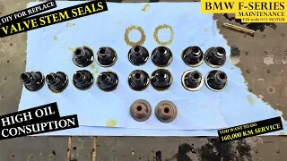 HIGH OIL CONSUMPTION - VALVE STEM SEALS - 160 tkm SERVICE - BMW F20 engine N13