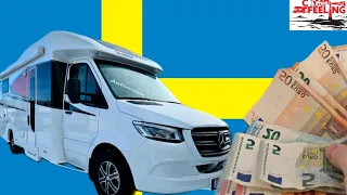 Winterfest bis -50C° !Teilintegriertes Wohnmobil aus Schweden mit 30.000€ Rabatt😳! KABE NOVUM 750LGB