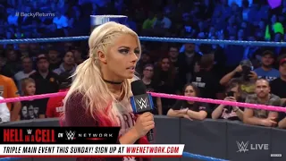 Alexa Bliss bullying people for 7 minutes and 9 seconds straight